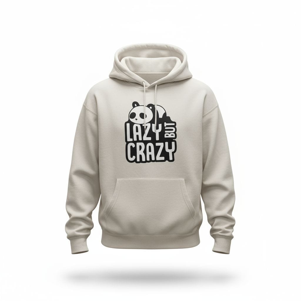 Panda Design Graphic Hoodie